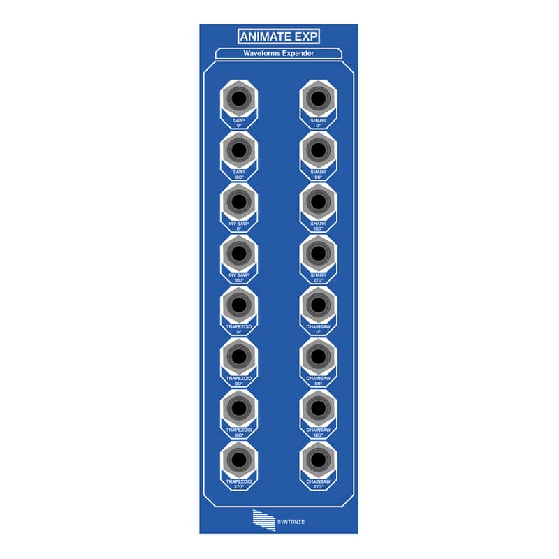 Syntonie Animate EXP - Waveforms Expander Eurorack Video Module image 1