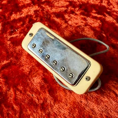 Gibson Les Paul Deluxe BRIDGE mini humbucker pickup 1970’s - Chrome original vintage USA image 1