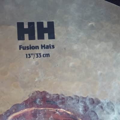 Sabian 13" HH BRILLIANT Fusion Hat BOTTOM CYMBAL Beautiful Hand Hammered SWEEEEET ! image 9