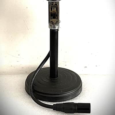 Vintage 1950’s Electro Voice 630 Dynamic Microphone, working, stand w/cable image 2