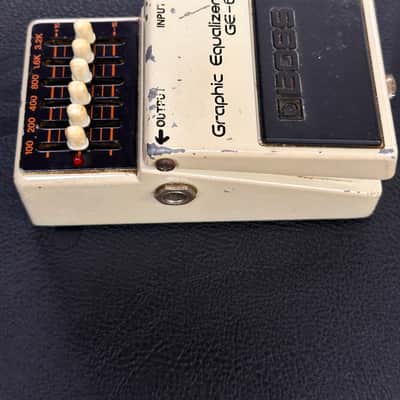 Boss GE-6 Graphic Equalizer (Black Label) 1977 - 1981 - Cream image 5