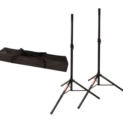 Ultimate Support JamStands JS-TS50-2 Tripod Speaker Stands (Pair) w/Carry Bag image 1