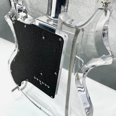 Electrical Guitar Company Tiger Garcia 2021 - Polished aluminum neck and clear acrylic body OBEL image 7