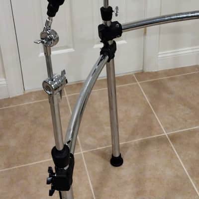 Alesis Heavy Duty Chrome Drum Rack with 4 Cymbal Boom Arms image 3
