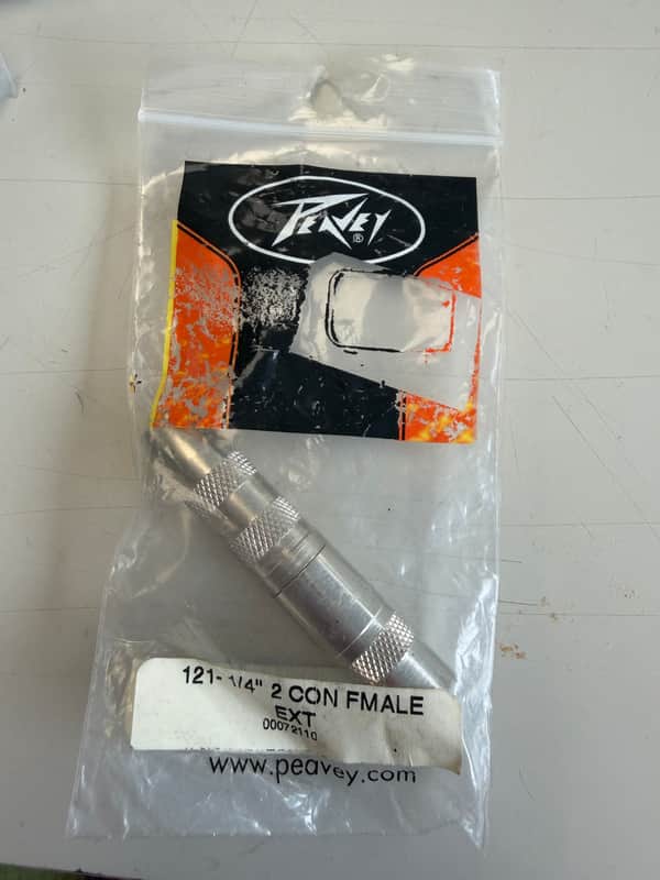 Peavey 121 - 1/4” 2 con female EXT image 1