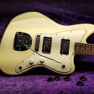 Jazzmaster Guitar Modified w WRHB Pickups & Upgrades 2020s - Glossy White image 1