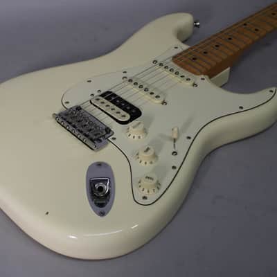 2017 Fender American Professional Stratocaster HSS Shawbucker Olympic White w/OHSC image 10