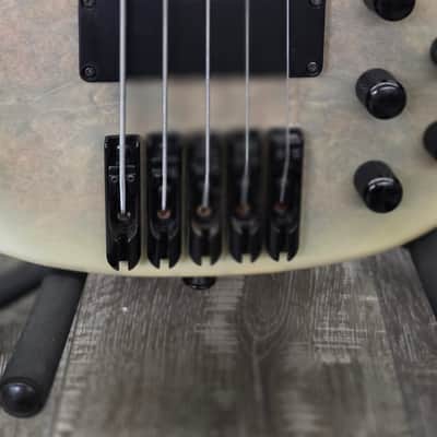 AIO S8-5 5-String Bass Guitar - White Burst GS-054 image 9