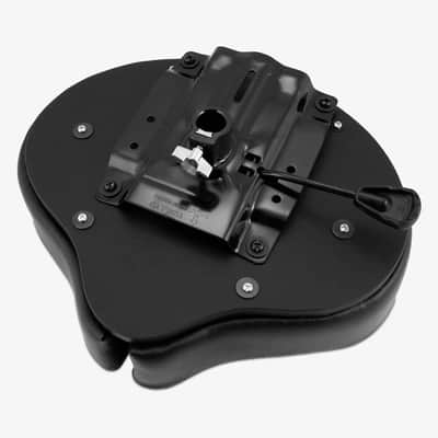 Ahead Spinal-G 4-Leg Saddle Drum Throne Black w/Hydraulic Lift Base image 4