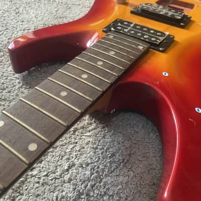 Sunburst HH Electric Guitar, Mahogany Body, Maple Neck, Rosewood Fingerboard image 3