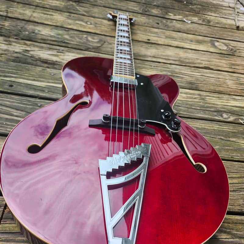 D'Angelico Premier EXL-1  Fiesta Red LIKE NEW image 1