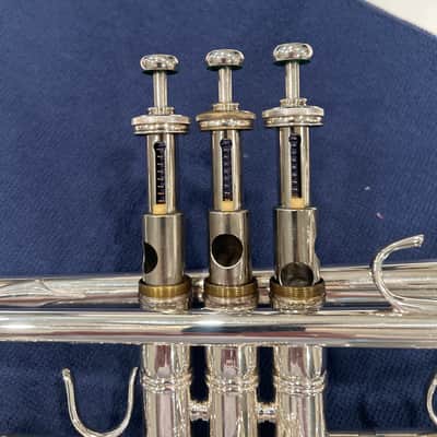 Benge Los Angeles B flat (Bb) Silver Plated Model 3X with standard 3 bell image 7