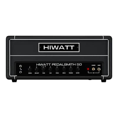Hiwatt T-Series PEDALSMITH 50 50-Watt Tube Guitar Amplifier Head - Black image 2