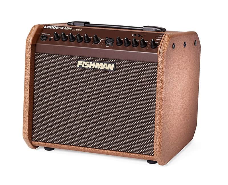 Fishman Loudbox Mini Charge 60-Watt 1x6.5" Battery Powered Acoustic Guitar Combo - Brown image 1