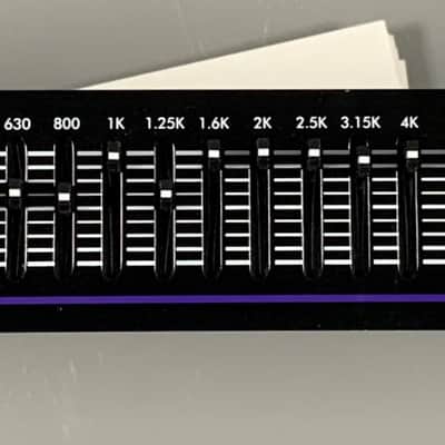 k*o様 MAXON DUAL 2/3 OCTAVE EQ GE1500 Maxon GE1500 Dual 2/3 Octave 2-Channel Equalizer / EQ Rackmount