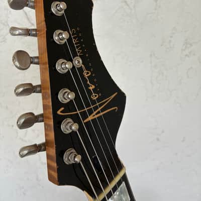 Novo Miris J 2024 Lollar 24.75 Scale Stainless Steel Jumbo Frets Bull Black over 64 burst ebony image 19