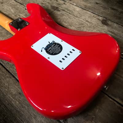 2008 Fender SE Stratocaster '1962' reissue Mark Knopfler signature model in Red finish with case image 13