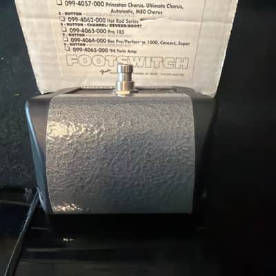 Fender 099-4052-000 1-Button Footswitch with 1/4" Jack 2010s - Chrome image 6