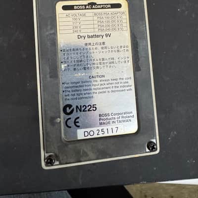 Boss AC-2 Acoustic Simulator (Silver Label) 1997 - 2006 - Yellow image 3