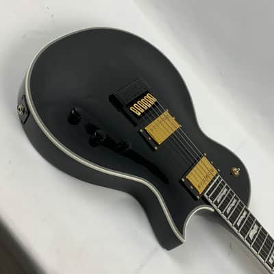 ESP E-II ECLIPSE FT ET Full thickness Evertune Black Gold Fishman Stainless steel + Case - B-Stock image 9