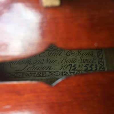 W.E. Hill & Sons / Colin G. Nicholls English Viola c. 1975 16-3/4" 418mm image 8