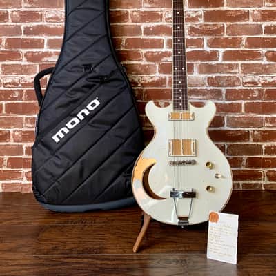 Ronin Badmoon 2020 White Over Gold Relic (White Falcon Style) New *Last one ever* Clean Demo added. (Authorized Dealer image 1