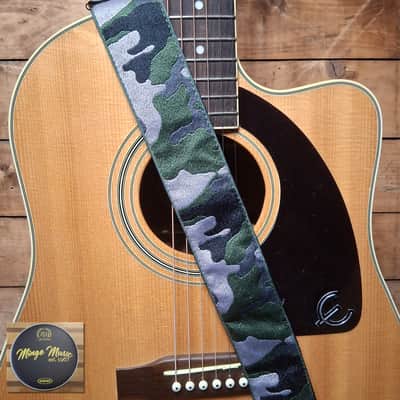 Dunlop RANGER GREEN Camouflage JACQUARD STRAP D6716 image 1