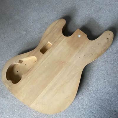 Basswood Unfinished 4 String Jazz Bass Style Body image 18