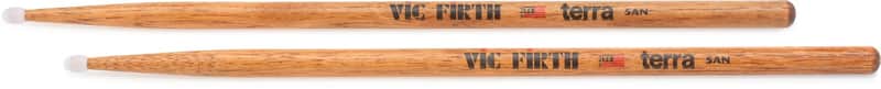 Vic Firth American Classic Terra Drumsticks - 5A Nylon Tip (2-pack) Bundle image 1