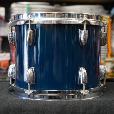 Yamaha Tour Custom 10" Maple Tom w/ YESS Mount - Blue Lacquer Finish | 8x10" image 3