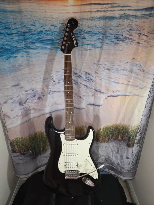 Fender Starcaster rockband stratocaster  2000s - Black image 1