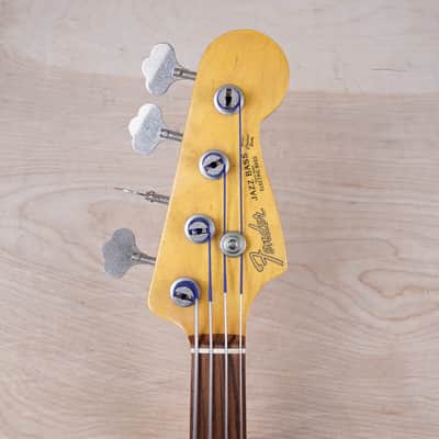 Fender JB62-FL Fretless Jazz Bass Reissue MIJ 1993 Sunburst Fujigen Made in Japan w/ Bag image 19