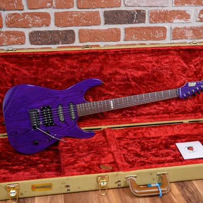 ESP The Mirage See-Thru Purple 1995 w/Hardshell Case image 2