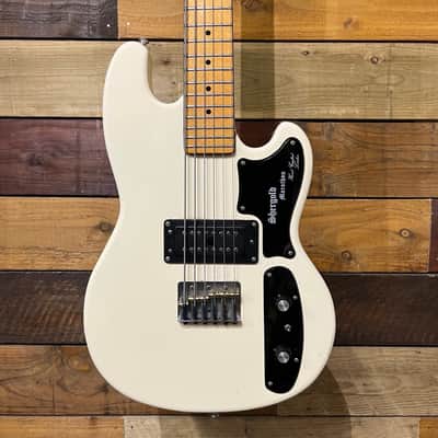 Shergold Marathon 6 String Bass White 1981 image 1