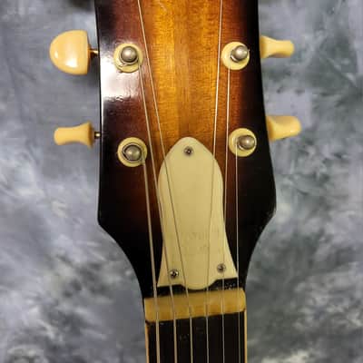 Video Demo 1967 Vintage RARE Zim Gar Kawai Japan Made ES 175 L5 Style Jazz Electric Guitar All Original New Strings Pro Setup Gigbag image 9