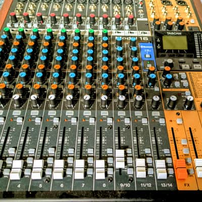 TASCAM Model 16 Multitrack Recorder / Mixer / Audio Interface 2019 - Present Black with Wood Cheeks image 2