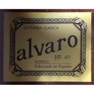 Alvaro N°40 Chitarra Classica made in Spain con custodia image 7