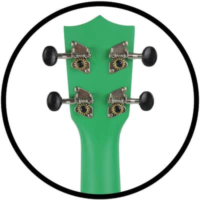 Amahi Penguin PGUKGR Soprano Ukulele Green w/Bag image 4