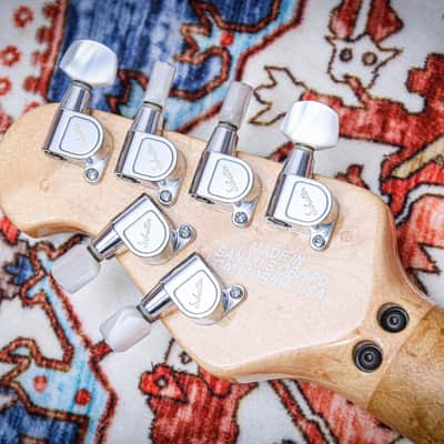 ERNIE BALL USA Music Man Axis HH Floyd "Blue Quilt" (1996) (SOLD) image 13