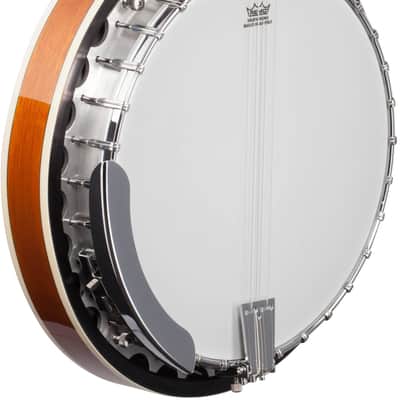 Washburn Americana 5-String Resonator Banjo w/ Floral Fingerboard Inlay image 4