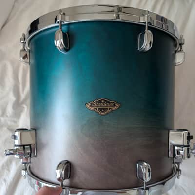 Tama WBS42S-SPF Starclassic Walnut/Birch 10x8/12x9/16x14/22x16" 4pc Shell Pack 2019 - Present - Satin Sapphire Fade image 13