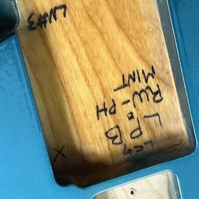 G&L Fullerton Legacy guitar Body Swamp Ash Lake Placid Blue USA image 4