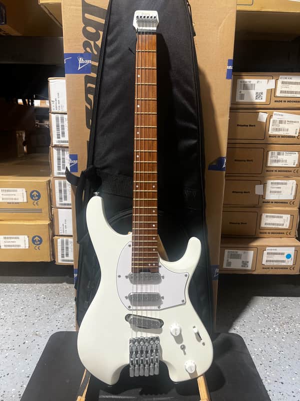 Ibanez Ichika Signature ICHI10 Electric Guitar - Vintage White Matte image 1