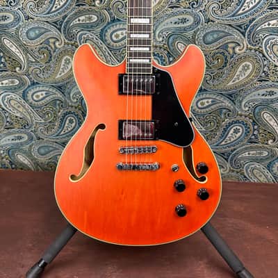 Ibanez AS73TTF AS Artcore Electric Guitar Transparent Tangerine Flat image 1