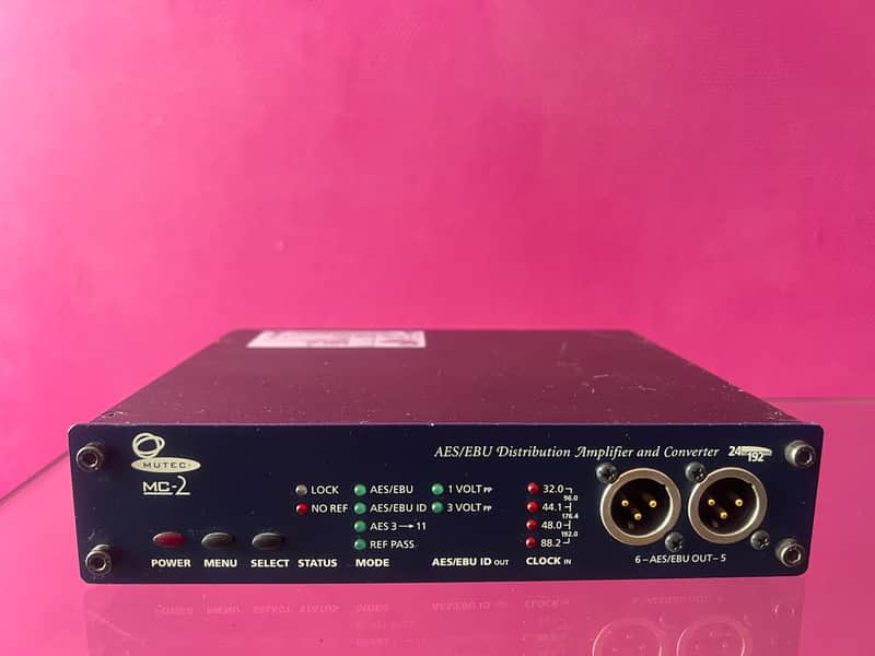 Mutec MC-2 Distribution amplifier / converter for AES/EBU and AES/EBU ID image 1