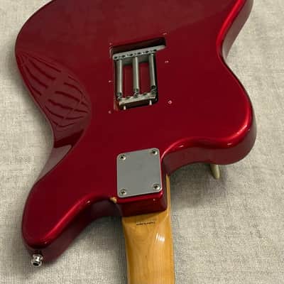 1997 Squier Jagmaster Vista Series Candy Apple Red 24" Scale 1st Issue MIJ Japan image 14