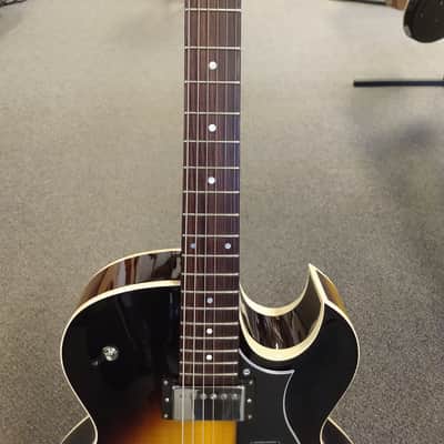 Mint Demo Heritage H-575 Standard Hollow Body Electric Guitar - Original Sunburst with Hardshell Case image 5