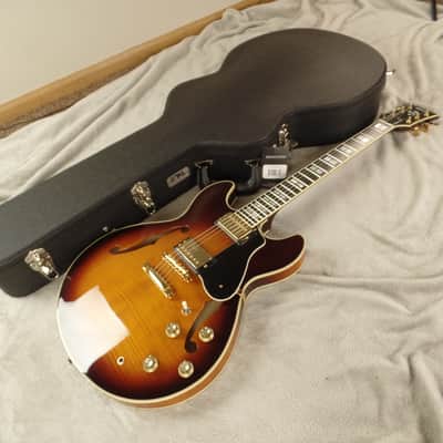 2017 Yamaha SA2200 Semi Hollow Figured Electric Guitar ~ Unplayed! image 2