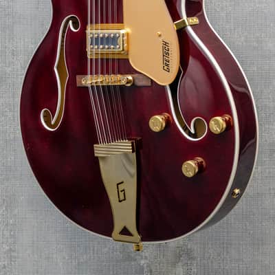 Gretsch G5422G-12 Electromatic Classic Hollow Body Double-Cut 12-String Walnut Stain Gold Hardware image 5