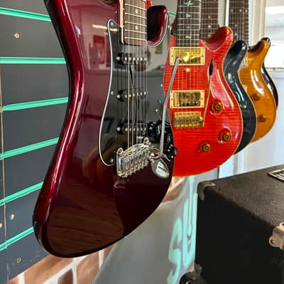 G&L Fullerton Standard Legacy 2018 Ruby Red Metallic Electric Guitar image 3
